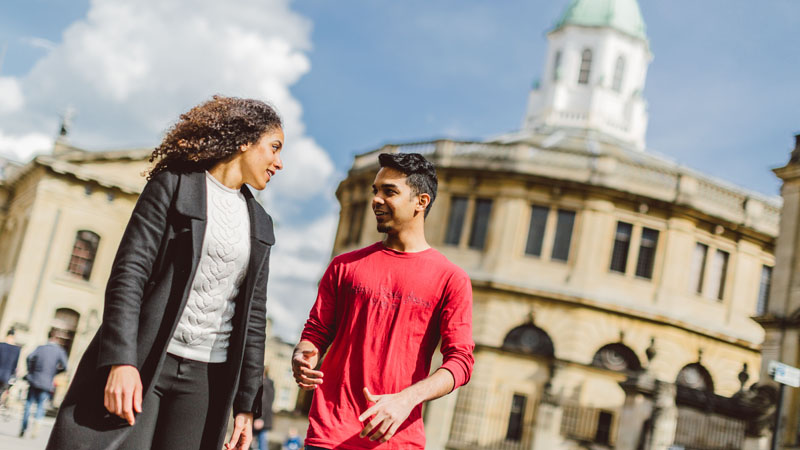 International students in Oxford